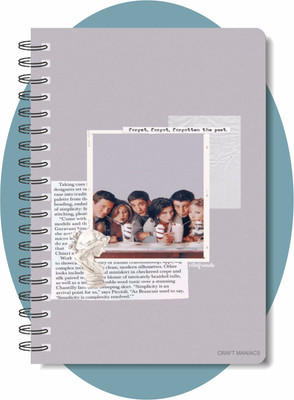 craft maniacs FRIENDS BEST COLLECTION A5 Notebook RULED 160 Pages(Pink)