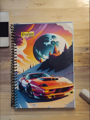 AVJ Combo Excelsior Spiral Notebook Pages 300 + 200 A4 Notebook Lines 500 Pages(Multicolor, Pack of 2)