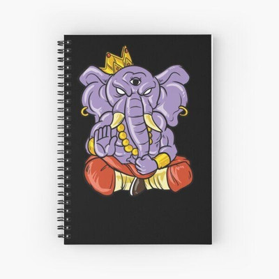 craft maniacs GANESHA COLLECTION A5 Notebook RULED 120 Pages(BUDDHA)