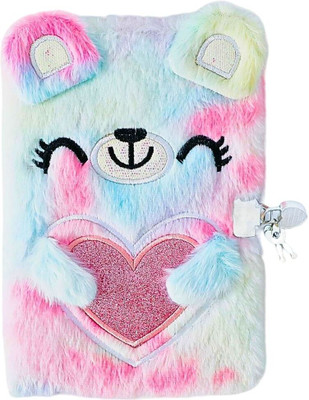 Tinker Squad Cute Journal Diary with Lock | Secret Notebook Gift for Girls & Pre-teens Regular Notebook Ruled 160 Pages(Pink, Pack of 2)