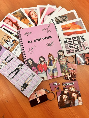 craft maniacs BLACKPINK GIFTING COMBO A5 Diary RULED 120 Pages(Multicolor)