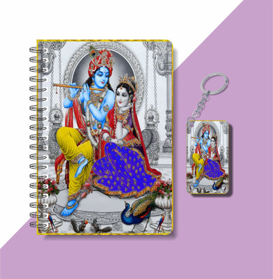 craft maniacs 2023 GOD COLLECTION A5 Notebook RULED 120 Pages(DIARY + KEYCHAIN)