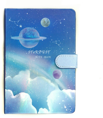 The Procure Store Star Dust A5 Notebook Ruled 112 Pages(Bllue)
