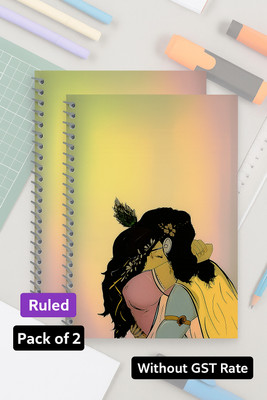 GARGANDASSOCI SPECTRUM A5 Diary RULED 150 Pages(Multicolor, Pack of 2)