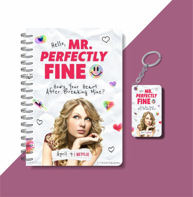 craft maniacs TAYLOR 2023 NOTEBOOK COLLECTION A5 Diary RULED 160 Pages(White)