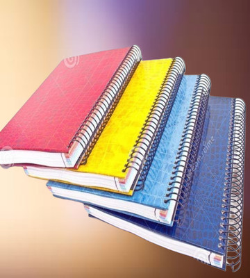 UNIQPAL NOTEBOOK A4 Note Book RULED / Line 200 Pages(Multicolor, Pack of 4)