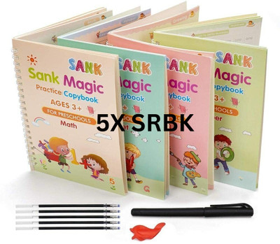 SRBK fashion Megic Book A3 Visitor's Book 40 Pages(White, Pack of 5)