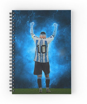 craft maniacs FOOTBALLER DIARY A5 Diary RULED 120 Pages(Multicolor)