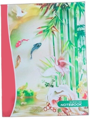 CHANDANNOTEBOOK Student Regular Notebook Single Line 292 Pages(Green, Pack of 5)