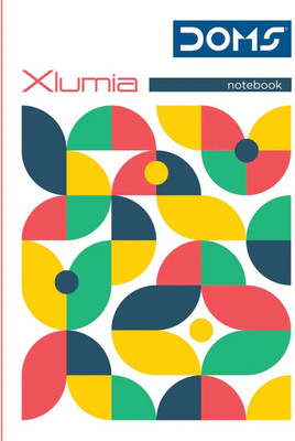 DOMS Xlumia Single Line Case Bound 21x14.8cm A5 Notebook Ruled 192 Pages(Multicolor, Pack of 2)