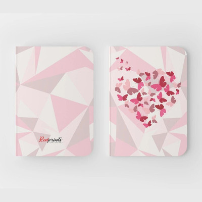 The Red Prints Diary A5 Notebook Ruled 200 Pages A5 Diary Ruled 200 Pages(Multicolor)