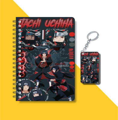 craft maniacs ITACHI UCHIHA COLLECTION A5 Diary RULED 160 Pages(White)