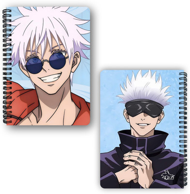 Goku Ki Dukan Jujutsu Kaisen Notebook Gojo Itadori A5 Diary Unruled 150 Pages(Mulitcolour)