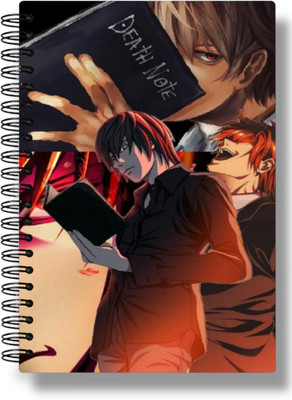 buddytales Anime Notebook A5 Notebook Unruled 120 Pages(Red)