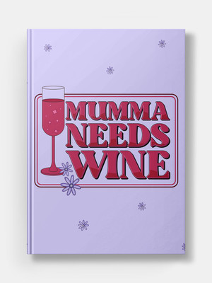 Macmerise Mum Wine A5 Diary Ruled 100 Pages(Multicolor)