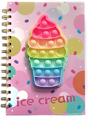 Timbktoo pop it diary A5 Diary single 120 Pages(Multicolor)