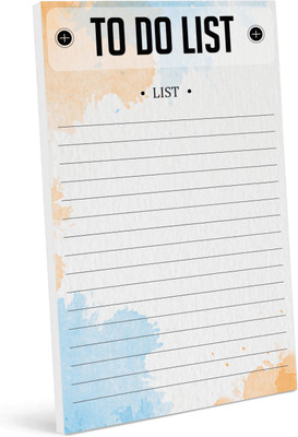 Inkdotpot Daily Planner A5 Planner Unruled 50 Pages(Orange)