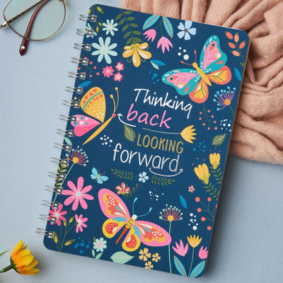 Doodle Happiness Wiro Bound A5 Planner/Organizer Ruled 216 Pages(Mystic Future)