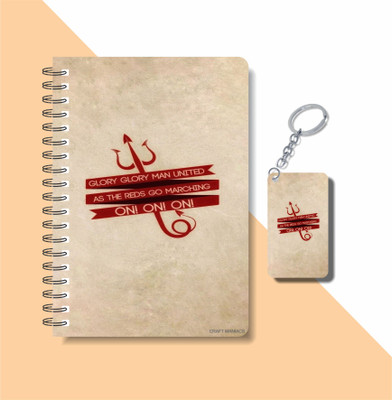 craft maniacs 2023 UNITED DIARY A5 Notebook RULED 160 Pages(White)
