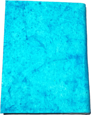 Cutrunn Recycled handmade A5 Diary Unruled 40 Pages(Light sky blue)