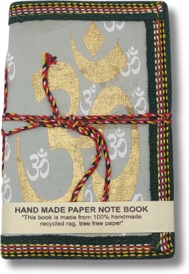 HM Handicrafts Cotton Paper Diary (Journal) Regular Diary Ideal for organized writing and note-taking 42 Pages(Gray)