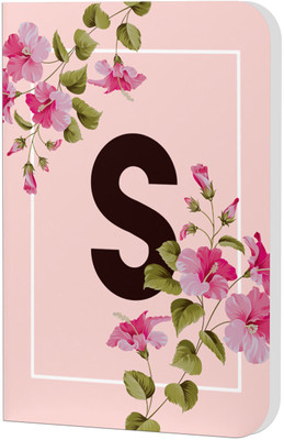 AccuPrints Initial S Premium Soft Bound Notebook A5 Diary Ruled 200 Pages(Alphabet-S)