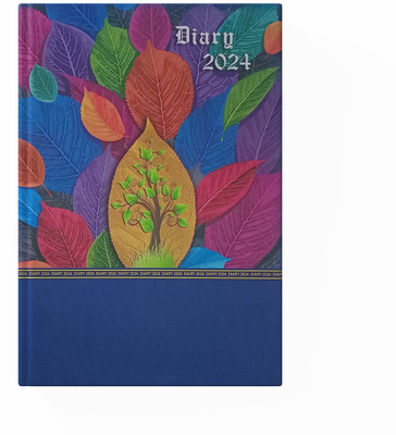 Zoozoartz Executive B5 Diary 2024 I B5 diary I One day in a page I Size 11 x 8.5 I EX04 365 Pages(Muticolor4)