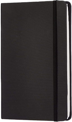 Flipkart SmartBuy Diary | Hard Bound Cover | 80 GSM | A5 Notebook Un-Ruled 240 Pages(Black)