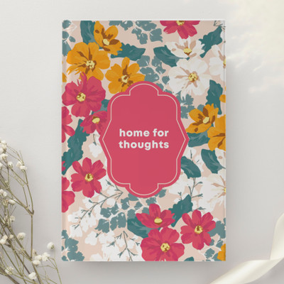 Jaya Sanskriti Home for Thoughts | Gratitude Journal A5 Journal Designed 160 Pages(Multicolor)