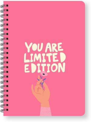 Sketchfab Spiral-Wiro Hard bound A5, Notebooks, For Writing Personal, Students (11844) A5 Diary Unruled 144 Pages(Red, Yellow)