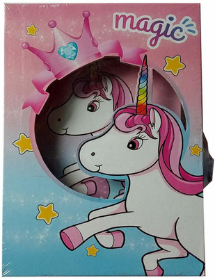 DEE Sons Unicorn A6 Diary Ruled 60 Pages(Multicolor)