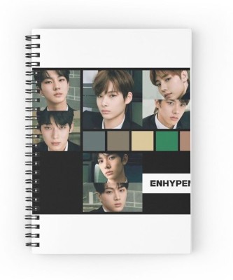 craft maniacs 2023 KPOP DIARIES A5 Notebook RULED 160 Pages(Multicolor)