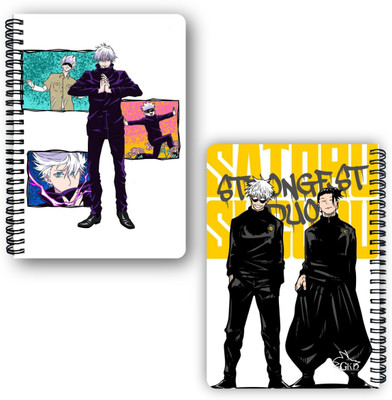Goku Ki Dukan Jujutsu Kaisen Notebook Gojo Itadori A5 Diary Unruled 150 Pages(Mulitcolour)
