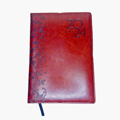 gavya collection Magnetic Diary Regular Diary Hard cover 200 Pages(Red)