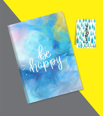 craft maniacs A5 UNRULED SOFT BOUND COLLECTION A5 Diary UNRULED 120 Pages(Multicolor)