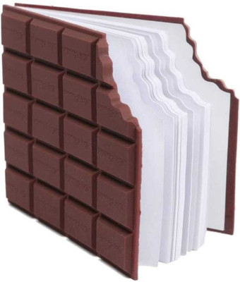 AImart Chocolate Diary with Chocolate Fragrance Mini Note Pad Unruled 100 Pages(Brown)