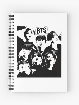 craft maniacs BTS 2023 DIARY A5 Notebook RULED 120 Pages(Multicolor)