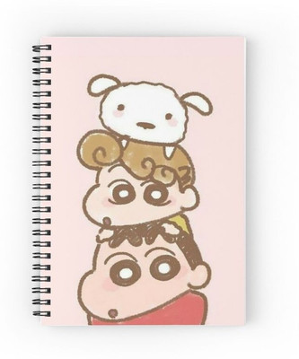 craft maniacs SHINCHAN 2023 NOTEBOOK COLLECTION A5 Notebook RULED 160 Pages(White)