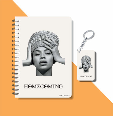 craft maniacs BEYONCE 2023 NOTEBOOK COLLECTION A5 Diary RULED 160 Pages(White)
