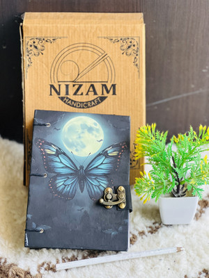 Al Zohra Handicraft Diary Notebook A5 Diary Unruled 200 Pages(Multicolor)