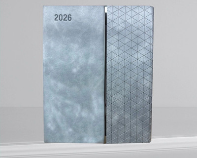 Scribelle Diary 2026 B5 Diary Single Rule 365 Pages(Grey)