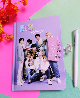 Paper Bear BT21 Regular Diary Designer 80 Pages(Purple)