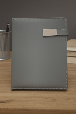 GetGoods Notebook A5 Diary ruled 300 Pages(Grey)