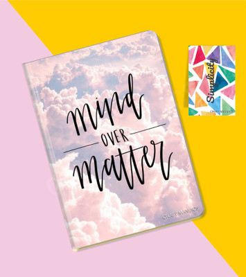 craft maniacs GLUEBIND DIARY A5 Diary RULED 100 Pages(Multicolor)