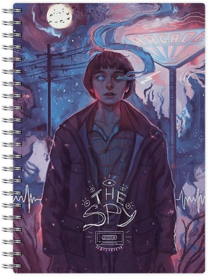 craft maniacs STRANGER THINGS A5 Diary RULED 160 Pages(Multicolor)