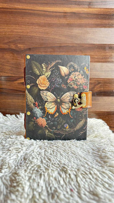 Afsoon best A5 Diary 1 200 Pages(BUTTERFLY BROWN)