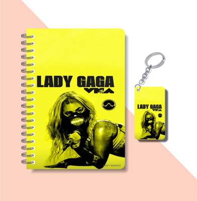 craft maniacs LADY GAGA 2023 NOTEBOOK COLLECTION A5 Diary RULED 160 Pages(White)