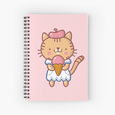 craft maniacs 2024 CAT COLLECTION A5 Note Book RULED 160 Pages(Multicolor)