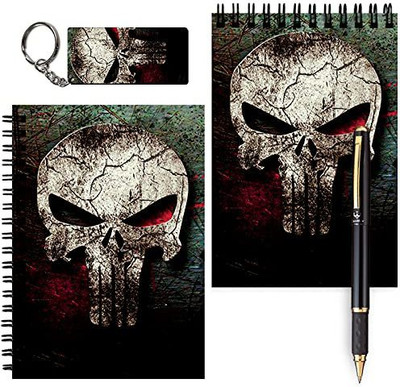 craft maniacs A6 MESSAGE PADS + ONE KEYRING A6 Note Book UNRULED 160 Pages(Multicolor, Pack of 2)
