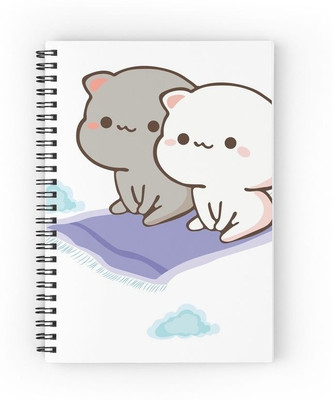 craft maniacs PEACH & GOMA COLLECTION A5 Note Book RULED 160 Pages(Multicolor)